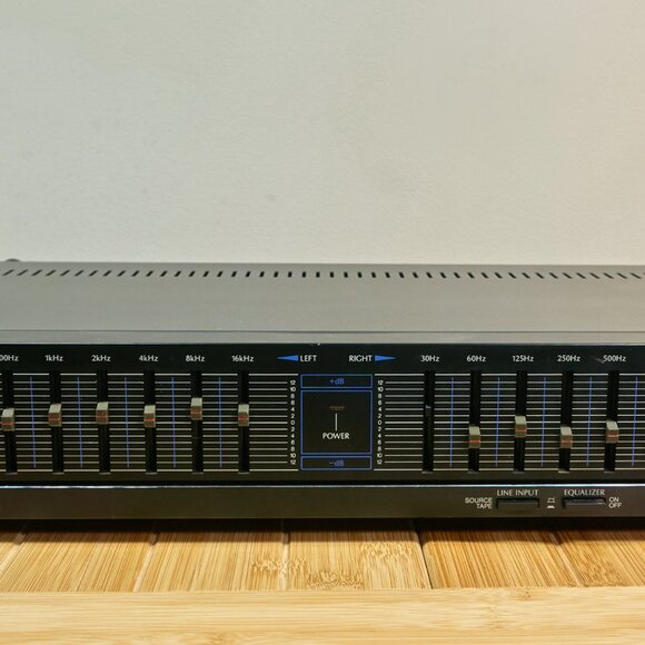 SANSUI SE-500 Stereo Graphic Equalizer, 10 Bands High Fidelity Sound - Picture 3 of 12